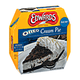 Edwards  cookies & creme pie in a cookie crust, thaw & serve Left Picture